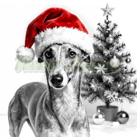 PANEL DRUKOWANY ŚWIĄTECZNY WHIPPET NR 10