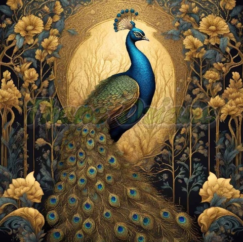 PANEL DRUKOWANY W ZŁOTYM LESIE-PAW NR 30