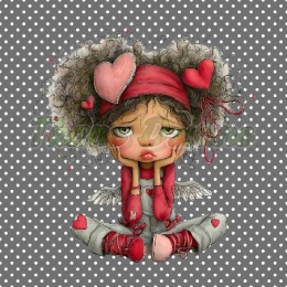 PANEL DRUKOWANY WALENTYNKOWA DZIEWCZYNKA NR 2