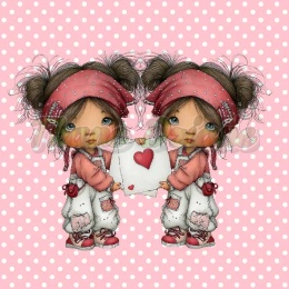 PANEL DRUKOWANY WALENTYNKOWA DZIEWCZYNKA NR 9