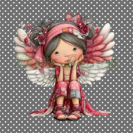 PANEL DRUKOWANY WALENTYNKOWA DZIEWCZYNKA NR 10