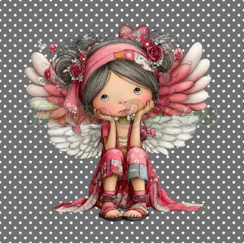 PANEL DRUKOWANY WALENTYNKOWA DZIEWCZYNKA NR 10