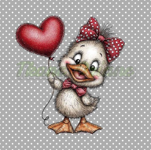 PANEL DRUKOWANY WALENTYNKOWE KACZORY NR 19