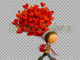 PANEL DRUKOWANY WALENTYNKOWY CHŁOPIEC NR 8