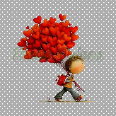 PANEL DRUKOWANY WALENTYNKOWY CHŁOPIEC NR 8