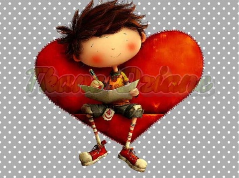 PANEL DRUKOWANY WALENTYNKOWY CHŁOPIEC NR 10