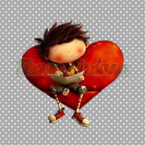 PANEL DRUKOWANY WALENTYNKOWY CHŁOPIEC NR 10