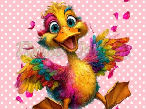 PANEL DRUKOWANY WALENTYNKOWY KACZOR NR 2