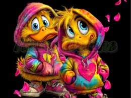 PANEL DRUKOWANY WALENTYNKOWY KACZOR NR 5