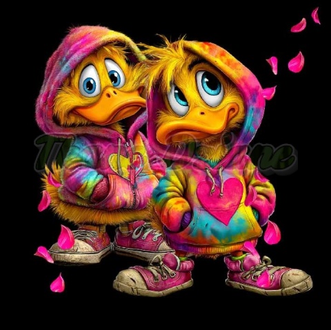 PANEL DRUKOWANY WALENTYNKOWY KACZOR NR 5