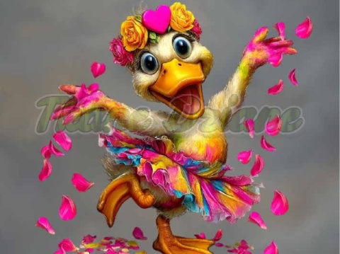 PANEL DRUKOWANY WALENTYNKOWY KACZOR NR 6