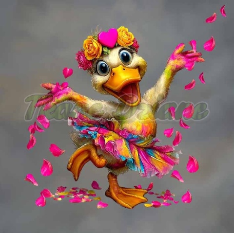 PANEL DRUKOWANY WALENTYNKOWY KACZOR NR 6