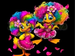 PANEL DRUKOWANY WALENTYNKOWY KACZOR NR 8