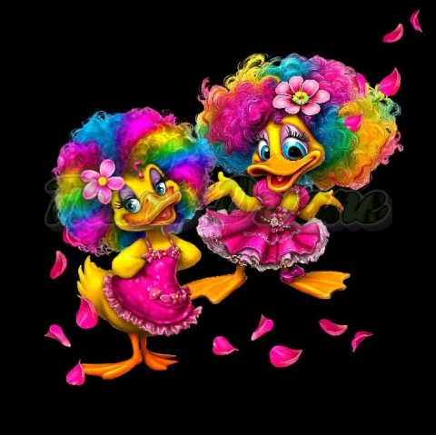 PANEL DRUKOWANY WALENTYNKOWY KACZOR NR 8