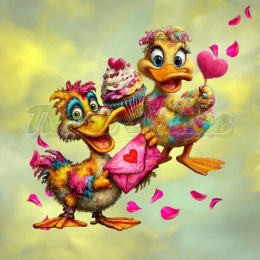 PANEL DRUKOWANY WALENTYNKOWY KACZOR NR 10