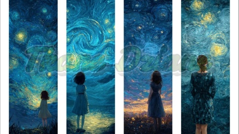 PANEL DRUKOWANY ZAKŁADKI DO KSIĄŻEK -VAN GOGH NR 1