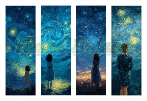 PANEL DRUKOWANY ZAKŁADKI DO KSIĄŻEK -VAN GOGH NR 1