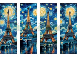 PANEL DRUKOWANY ZAKŁADKI DO KSIĄŻEK -VAN GOGH NR 10