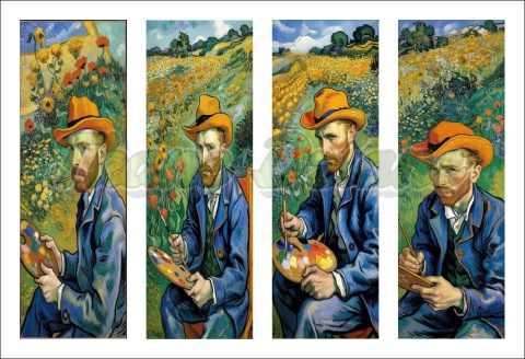 PANEL DRUKOWANY ZAKŁADKI DO KSIĄŻEK -VAN GOGH NR 3