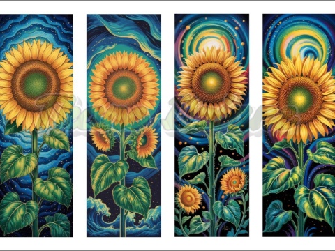 PANEL DRUKOWANY ZAKŁADKI DO KSIĄŻEK -VAN GOGH NR 4