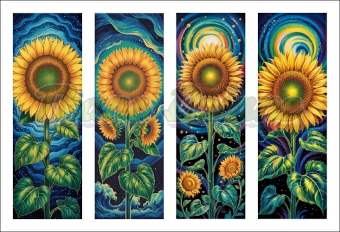 PANEL DRUKOWANY ZAKŁADKI DO KSIĄŻEK -VAN GOGH NR 4