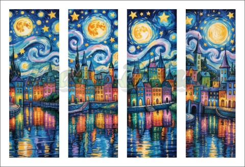 PANEL DRUKOWANY ZAKŁADKI DO KSIĄŻEK -VAN GOGH NR 6