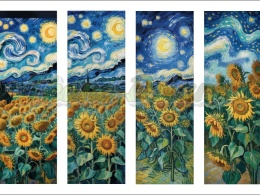 PANEL DRUKOWANY ZAKŁADKI DO KSIĄŻEK -VAN GOGH NR 7