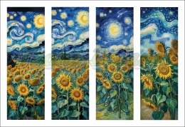 PANEL DRUKOWANY ZAKŁADKI DO KSIĄŻEK -VAN GOGH NR 7