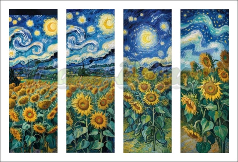 PANEL DRUKOWANY ZAKŁADKI DO KSIĄŻEK -VAN GOGH NR 7