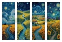 PANEL DRUKOWANY ZAKŁADKI DO KSIĄŻEK -VAN GOGH NR 8