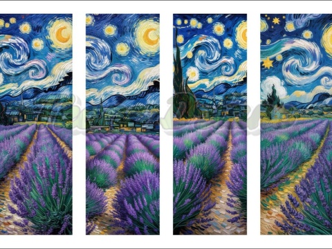 PANEL DRUKOWANY ZAKŁADKI DO KSIĄŻEK -VAN GOGH NR 9