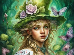 PANEL DRUKOWANY ZIELONA ALICJA W KRAINIE CZARÓW NR 2