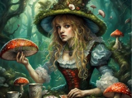 PANEL DRUKOWANY ZIELONA ALICJA W KRAINIE CZARÓW NR 5