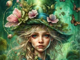 PANEL DRUKOWANY ZIELONA ALICJA W KRAINIE CZARÓW NR 7