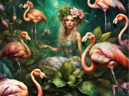 PANEL DRUKOWANY ZIELONA ALICJA W KRAINIE CZARÓW NR 8