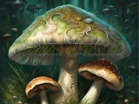 PANEL DRUKOWANY ZIELONA ALICJA W KRAINIE CZARÓW NR 9