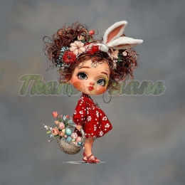 PANEL DRUKOWANY WIELKANOCNA DZIEWCZYNKA NR 3