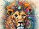PANEL DRUKOWANY KOLOROWY LEW NR 1