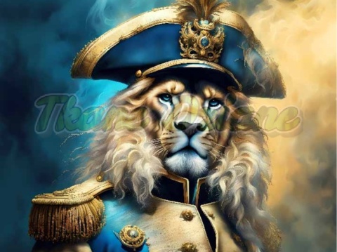 PANEL DRUKOWANY KOLOROWY LEW NR 3