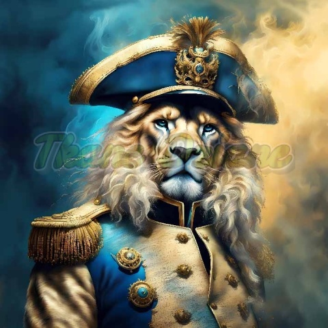 PANEL DRUKOWANY KOLOROWY LEW NR 3