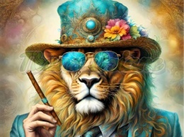 PANEL DRUKOWANY KOLOROWY LEW NR 7