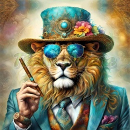 PANEL DRUKOWANY KOLOROWY LEW NR 7