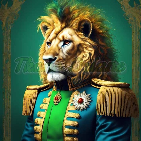 PANEL DRUKOWANY KOLOROWY LEW NR 8