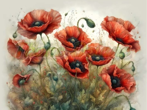 PANEL DRUKOWANY KWIATY NR 22