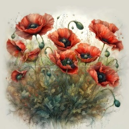 PANEL DRUKOWANY KWIATY NR 22