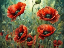 PANEL DRUKOWANY KWIATY NR 24