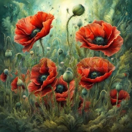 PANEL DRUKOWANY KWIATY NR 24