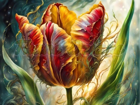 PANEL DRUKOWANY KWIATY NR 27