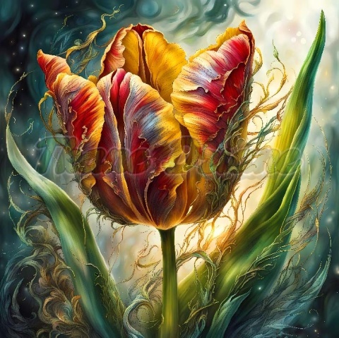 PANEL DRUKOWANY KWIATY NR 27