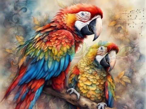 PANEL DRUKOWANY PAPUGA NR 2